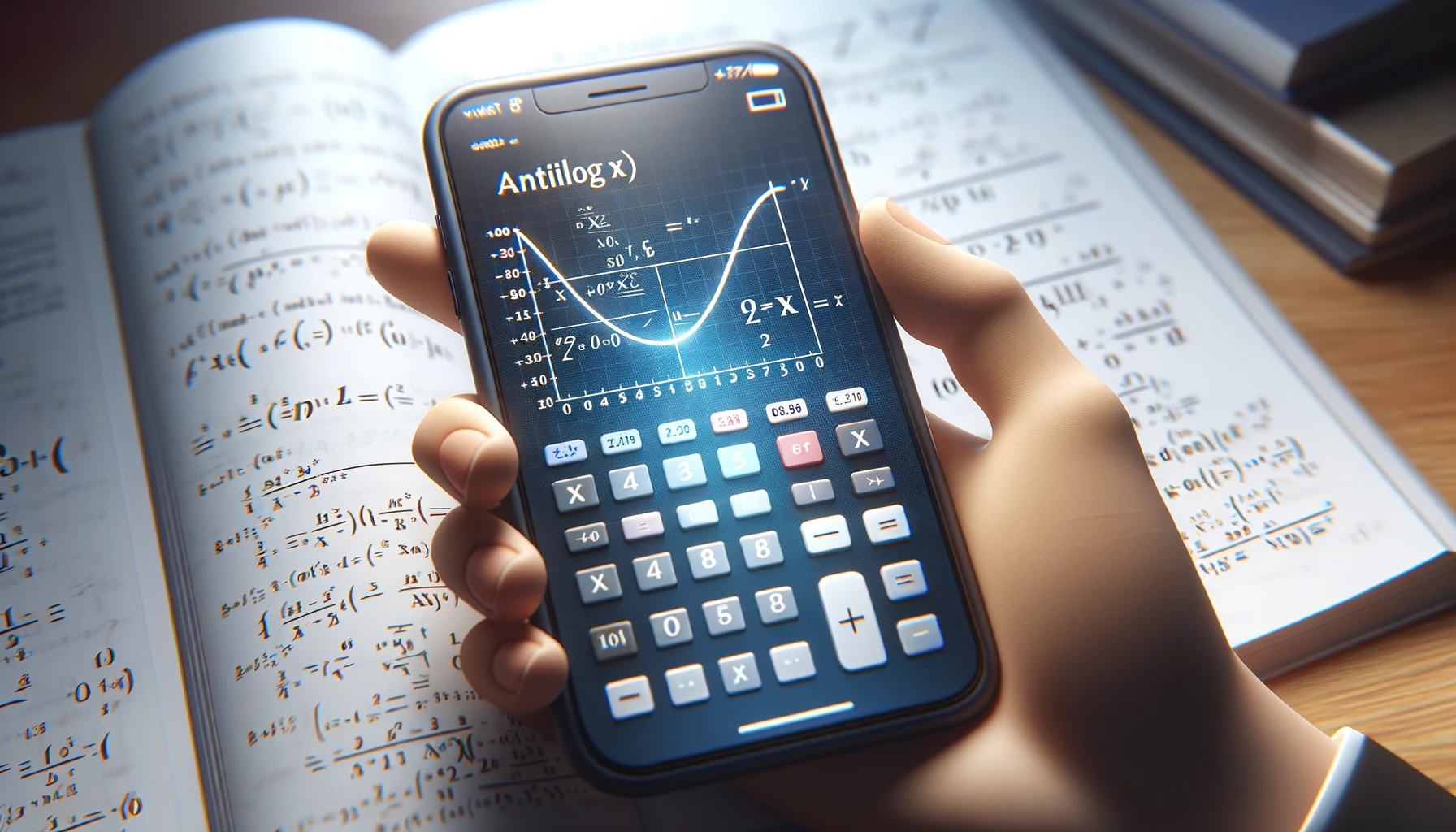 How To Find Antilog In Mobile Calculator