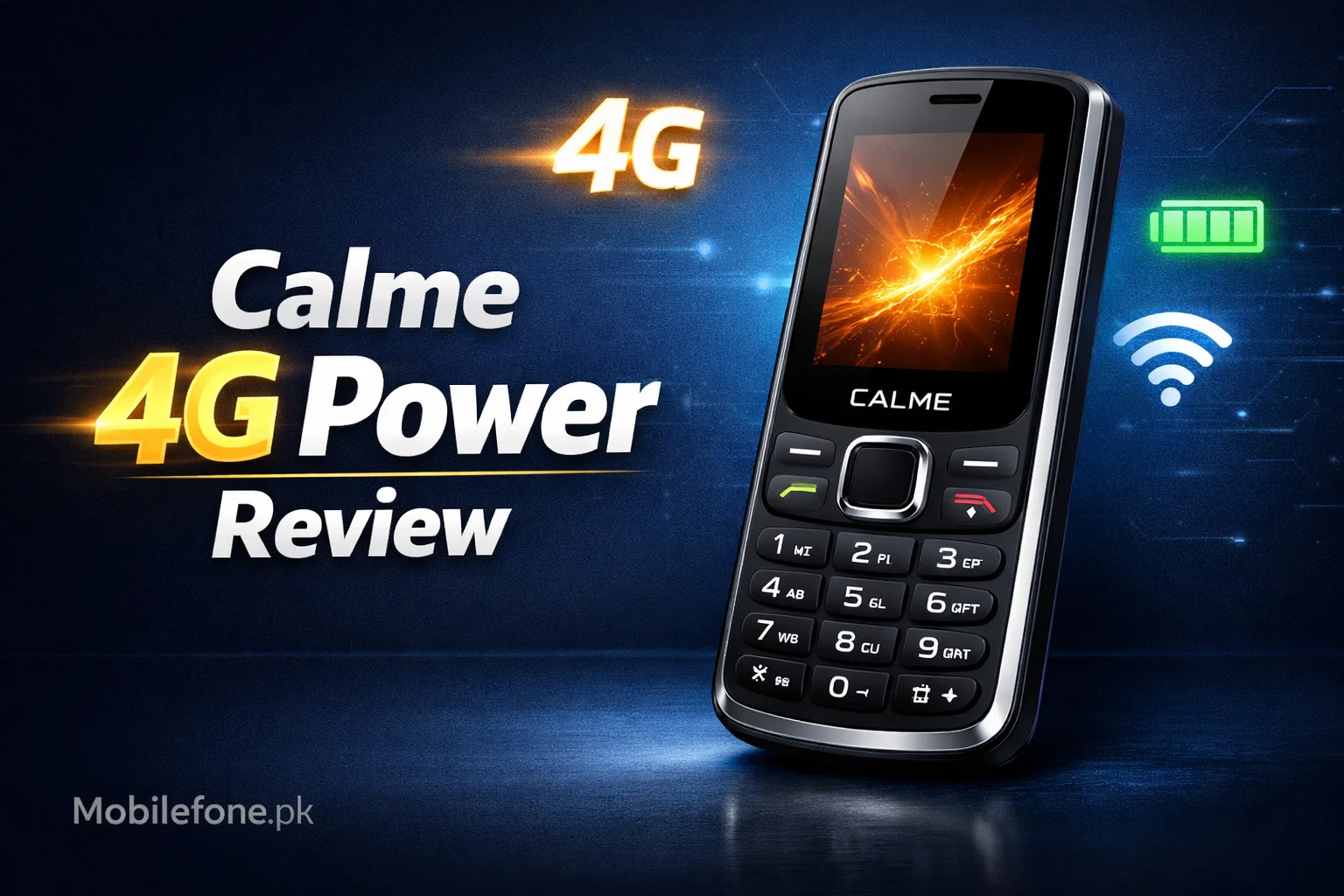 Calme 4G Power mobile phone with specs