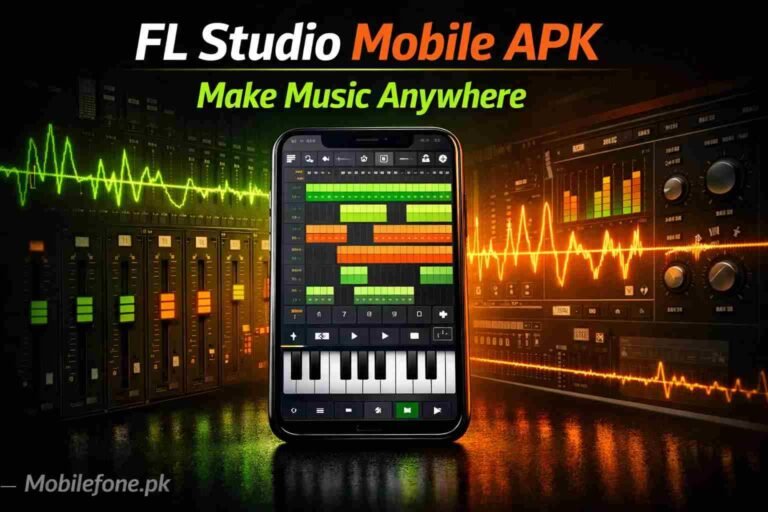 FL Studio Mobile music editor on phone