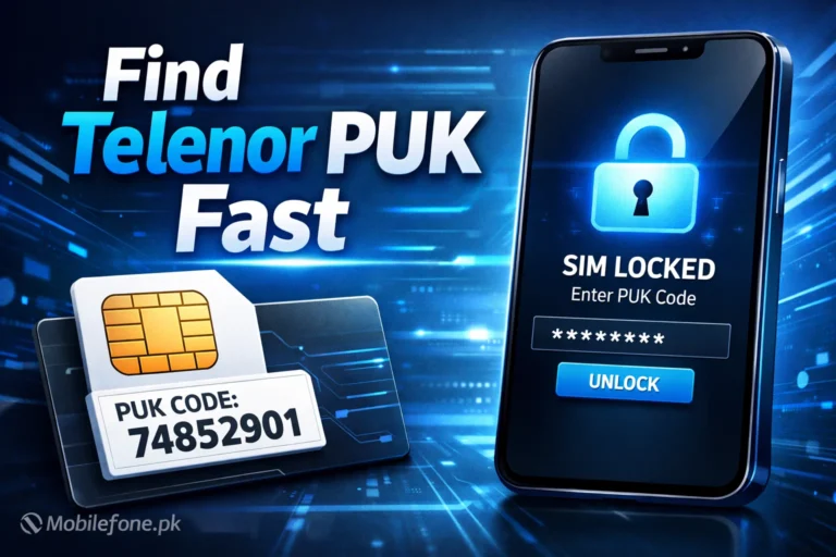 Guide to finding Telenor PUK code