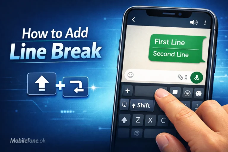 WhatsApp new line keyboard trick