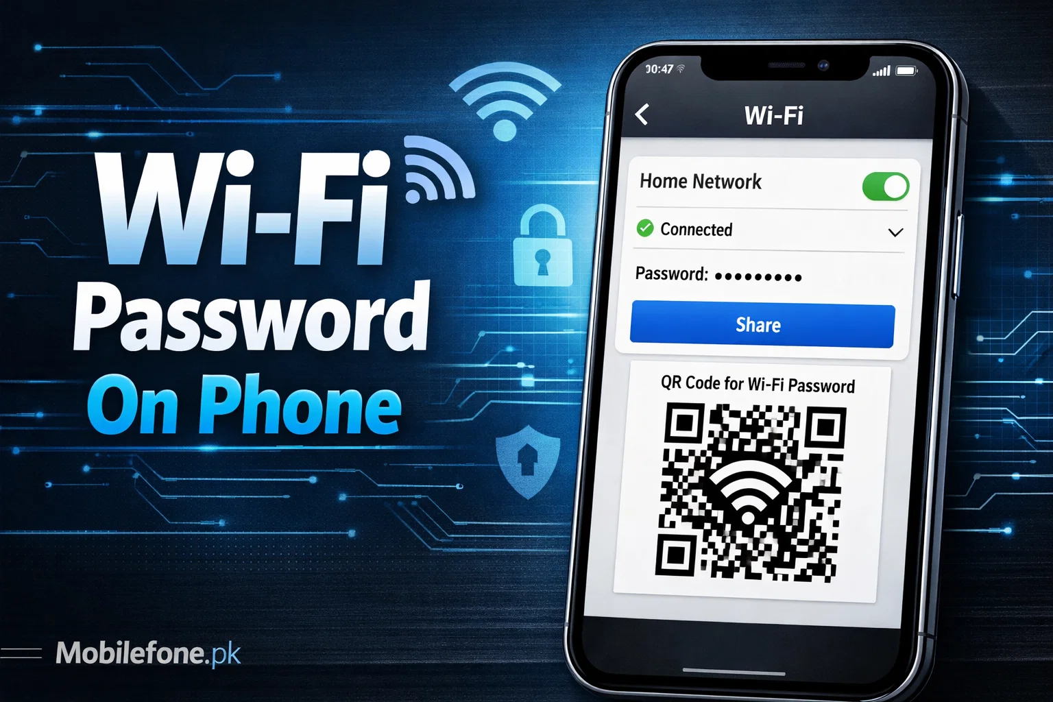 Find Wi-Fi password on phone